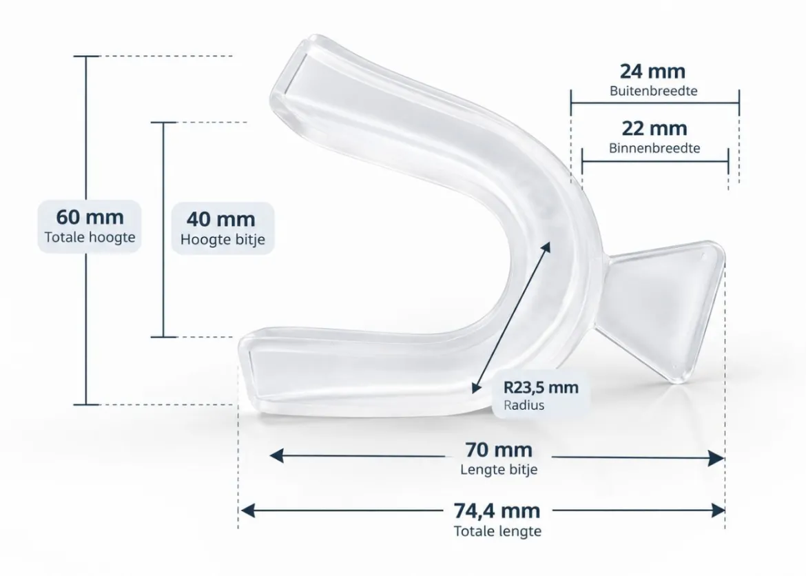 Bitje (Mouthtray) Voor Mondgel 2 Stuks