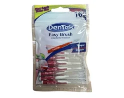 DenTek Easy Brush Interdentaal Ragers ISO 2 - 0,5 MM | 16 stuks | Mint-coating