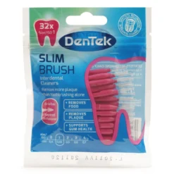Dentek Slim Brush Interdentale Ragers ISO 1 (0,45 mm) | 32 stuks | Konisch