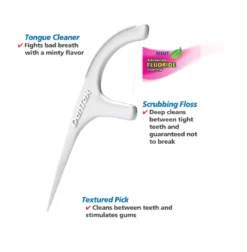 Dentek Triple Clean Floss | Met Fluoride Coating | 30 Stuks