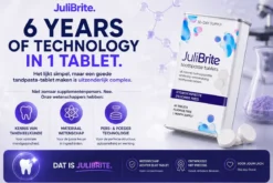 JuliBrite® Tandpasta Tabletten Hydroxyapatiet (60 stuks)