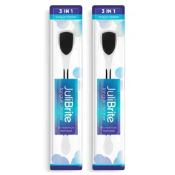 JuliBrite® Tongreiniger 2-pack (zwart)