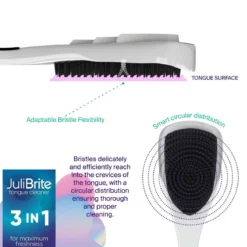 JuliBrite® Tongreiniger 2-pack (zwart)
