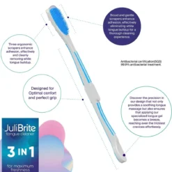 JuliBrite® Tongreiniger 2-pack (blauw)