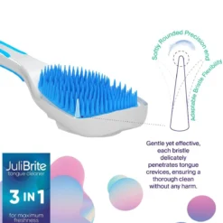 JuliBrite® Tongreiniger 2-pack (blauw)