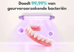 Mibrush® Dental Pod Ultrasonische Aligner & Beugel Reiniger (Wit)