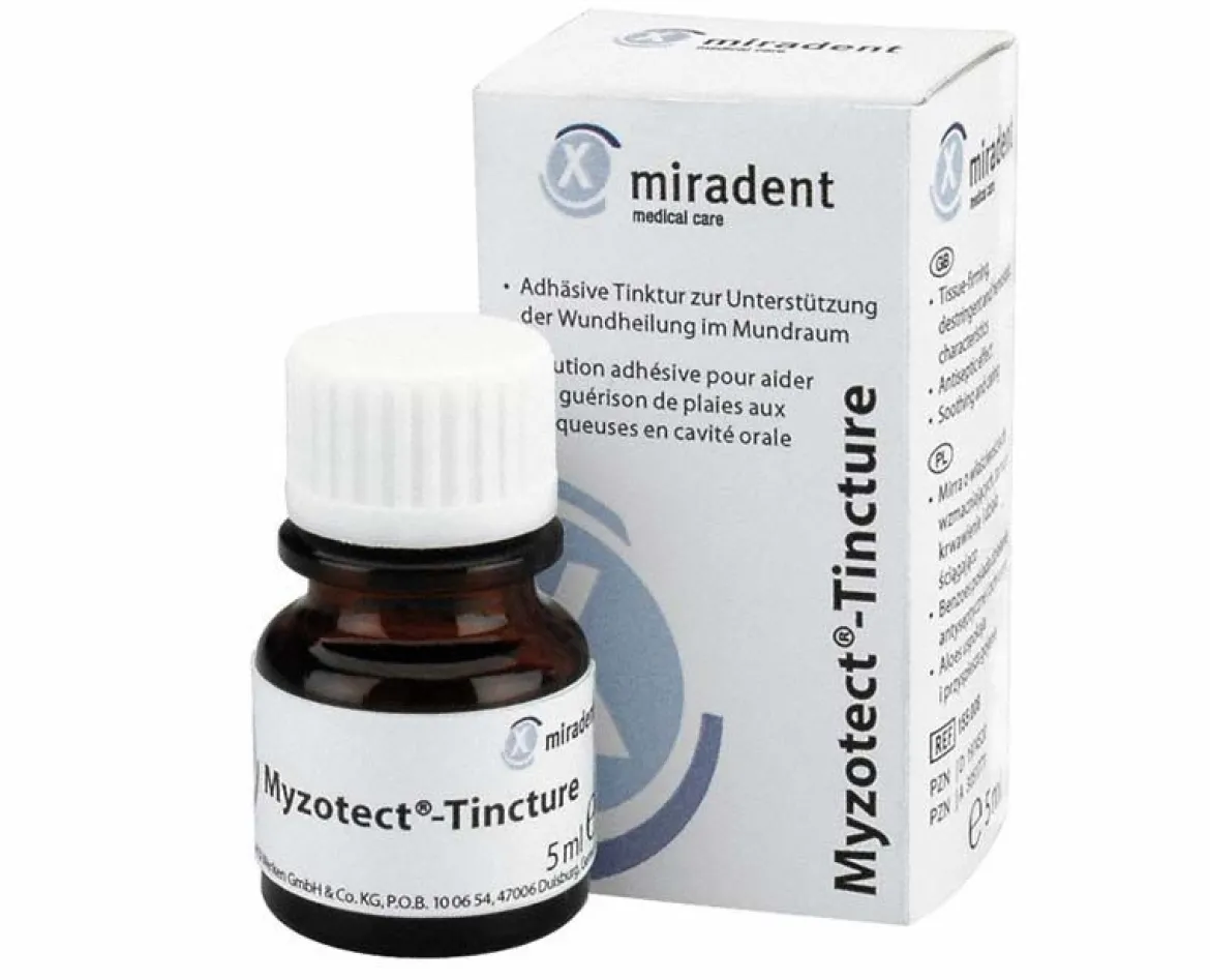 Miradent Myzotect Tinctuur Voor Wondjes in de mond 5 ml
