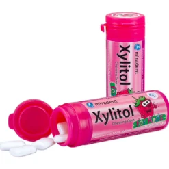 Miradent Xylitol Kauwgum voor Kinderen-Aardbei