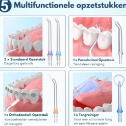 Multifunctionele Opzetstukken Voor Waterflosser