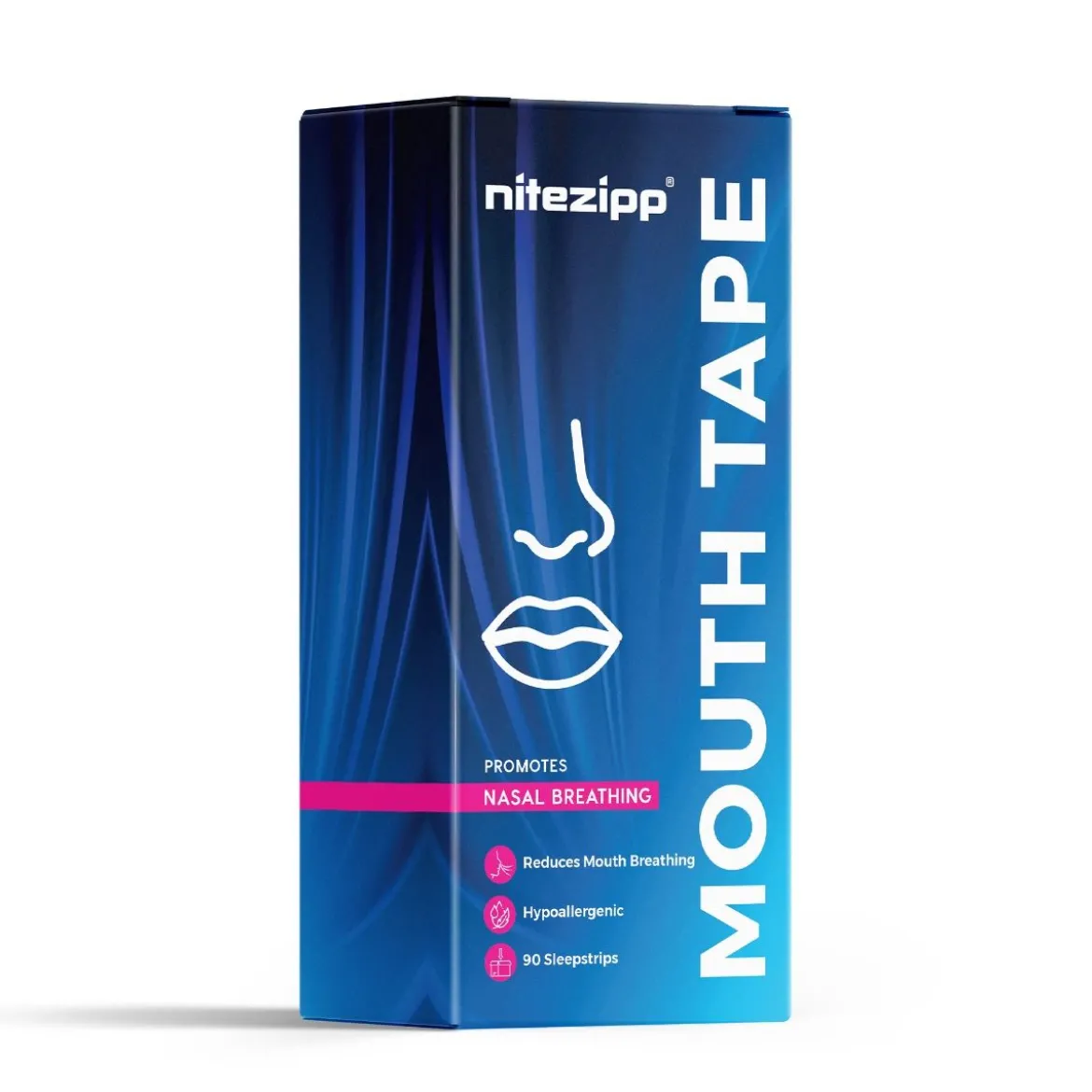 NiteZipp® mondtape - Slaapstrips tegen mondademhaling (90 stuks).