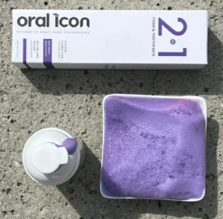 Oral Icon® Paarse Whitening Tandpasta & Foam