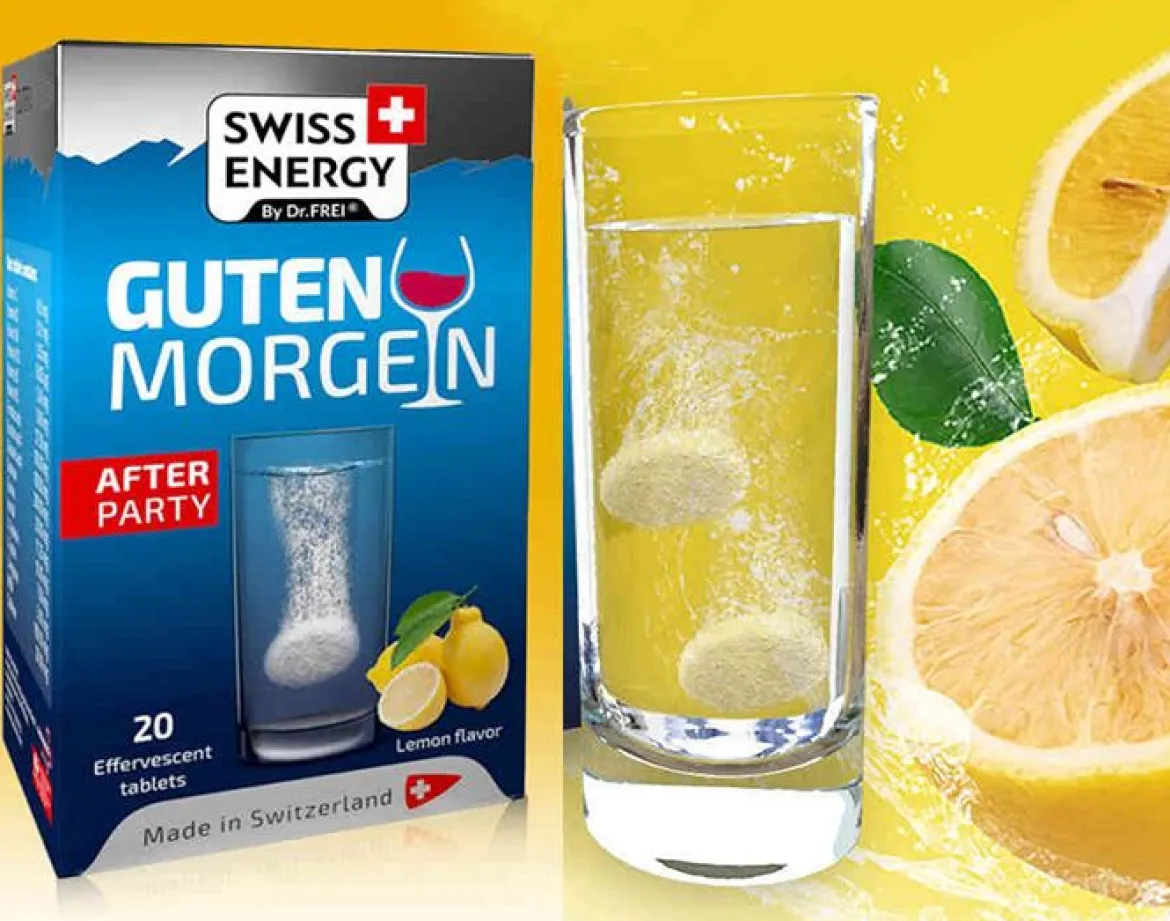 Swiss Energy® Alcohol Adem Geur Neutraliserende Bruistabletten (20st)