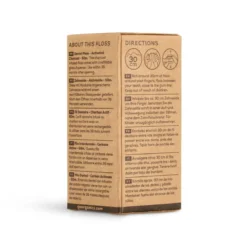 UK Organics Natuurlijk Flosdraad (Houtskool)