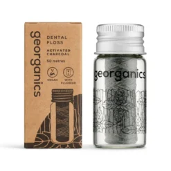 UK Organics Natuurlijk Flosdraad (Houtskool)