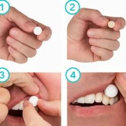 XyliMelts® Droge Mond Plaktabletten - Muntvrij (40 stuks)
